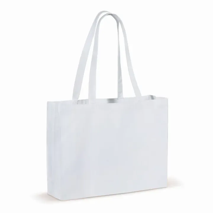 Recycled cotton bag with gusset 140g/m² 49x14x37cm - LT95243 (N0001)